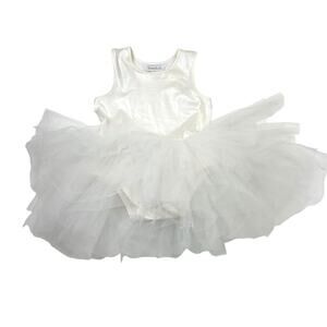 iloveplum White Iridescent Tutu Dress